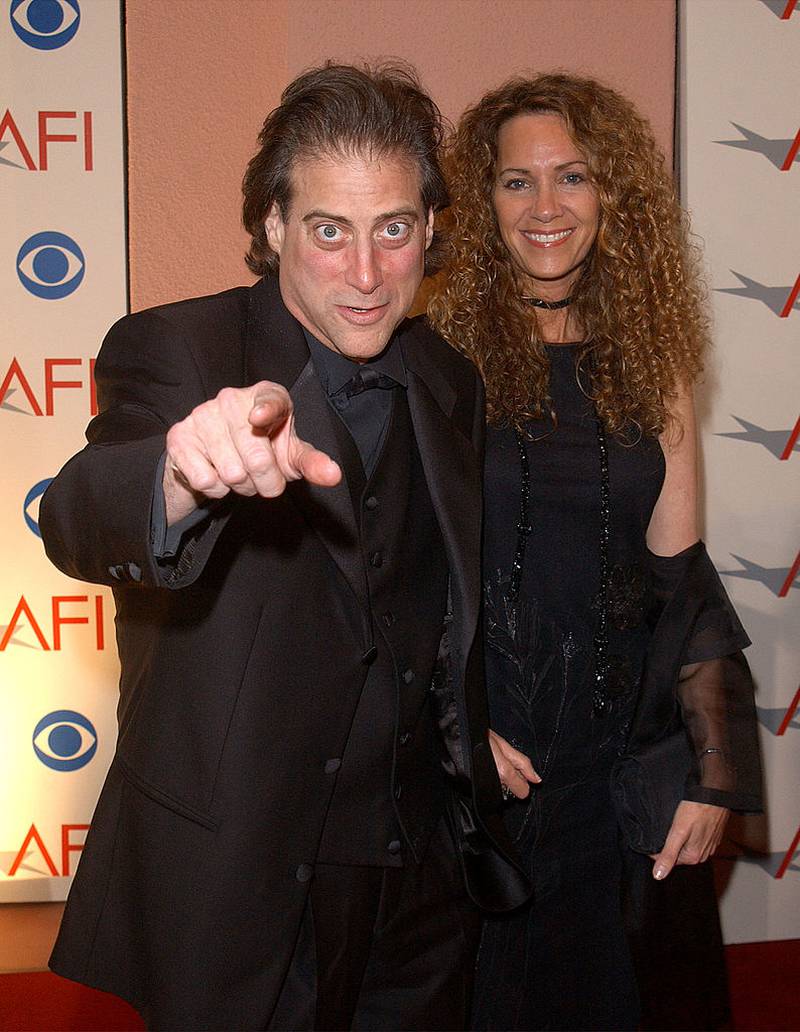399244 68: Actor Richard Lewis and date attend the American Film Institutes AFI Awards 2001 at the Beverly Hills Hotel January 5, 2002 in Beverly Hills, CA. (Photo by Vince Bucci/Getty Images)