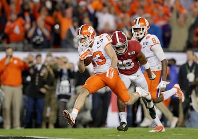 2017 CFP National Championship Clemson Tigers Alabama Crimson Tide