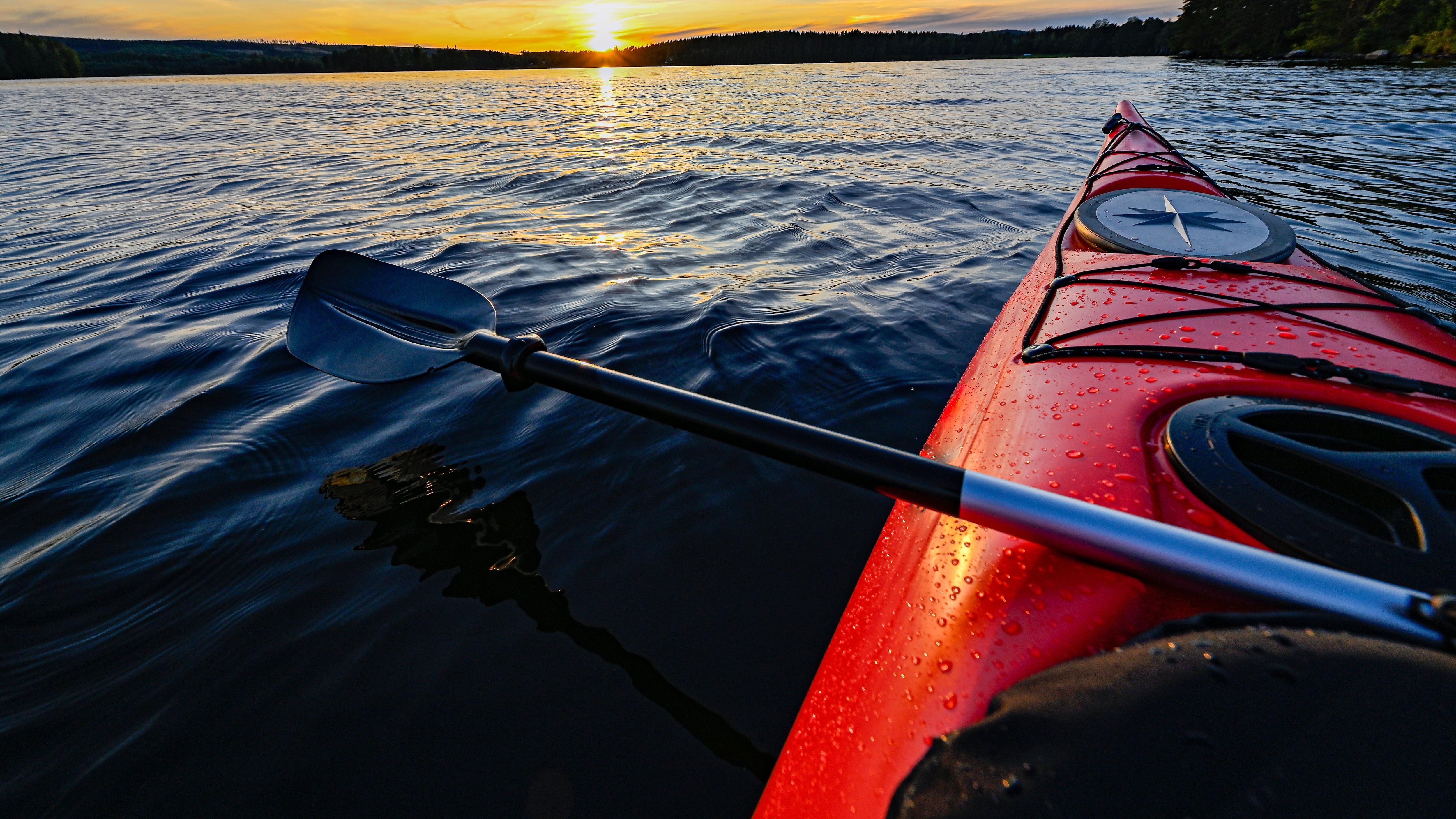 kayak on calm water