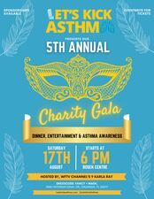 Join the Let's Kick Asthma Foundation Aug 17th for the annual gala to benefit asthma patients and their families
