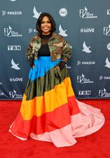 CeCe Winans attends the 52nd GMA Dove Awards at Lipscomb Allen Arena on October 19, 2021, in Nashville, Tennessee.