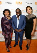 BEVERLY HILLS, CALIFORNIA - NOVEMBER 16: Ryan Levert, musician Eddie Levert and Raquel Capelton attend Lupus LA's Hollywood Bag Ladies Luncheon at the Beverly Hilton on November 16, 2018 in Beverly Hills, California. (Photo by Tiffany Rose/Getty Images for Lupus LA)